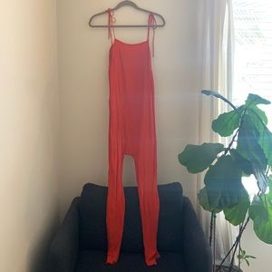 Mikoh red jumpsuit